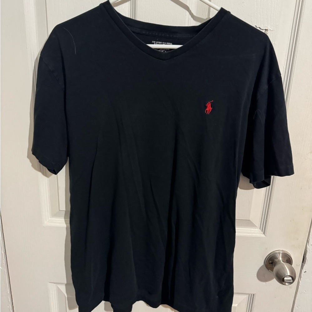 Black Polo T-Shirt Size M